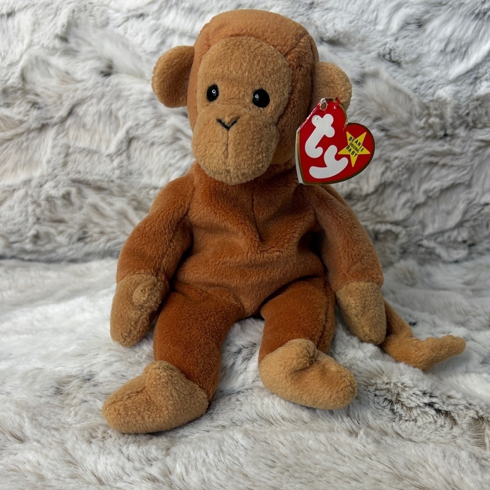 Ty Original Beanie Baby Bongo the Monkey 1995